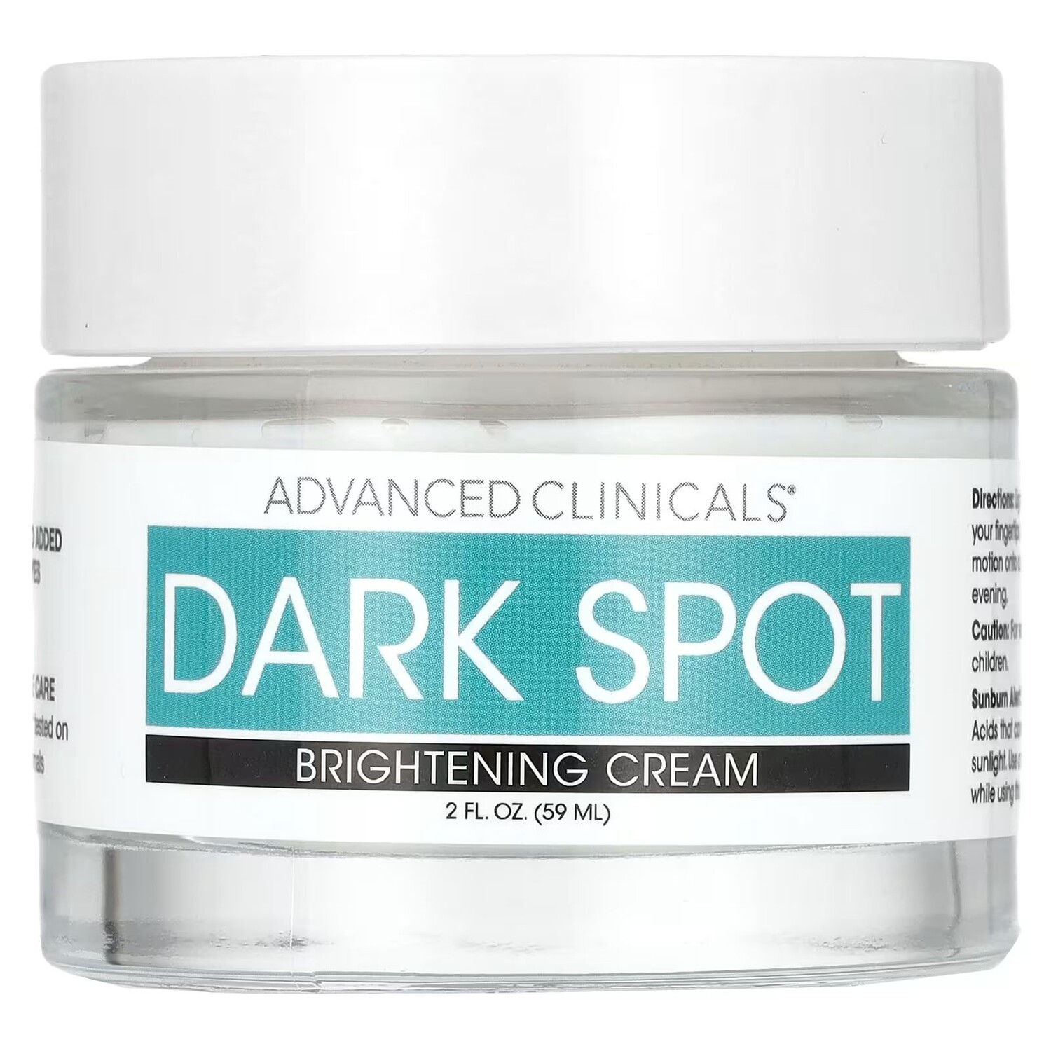 

Dark Spot, Осветляющий крем, 2 жидких унции (59 мл) Advanced Clinicals