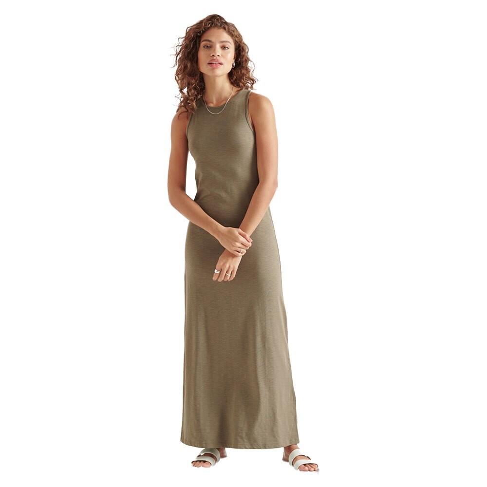 

Длинное платье Superdry Jersey Maxi, зеленый