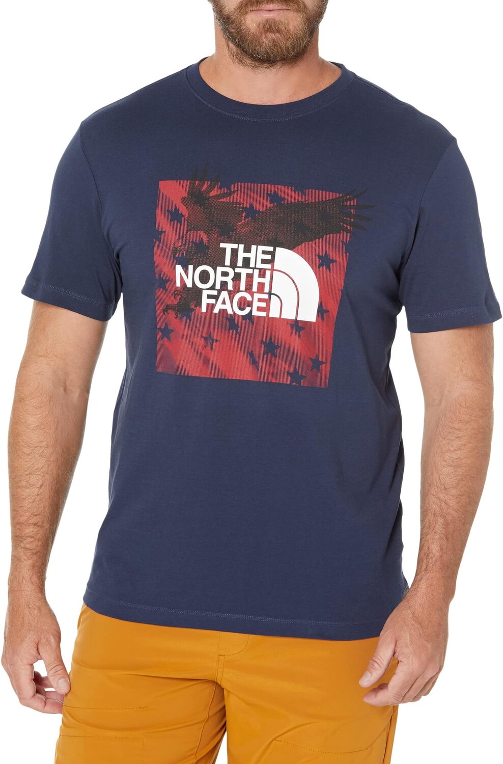 

Футболка «Американа» с короткими рукавами The North Face, цвет Summit Navy