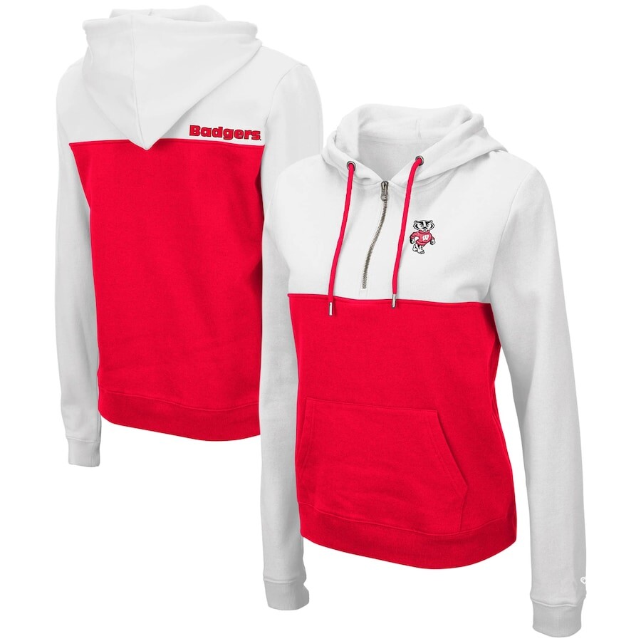 

Толстовка на молнии Colosseum Wisconsin Badgers, белый