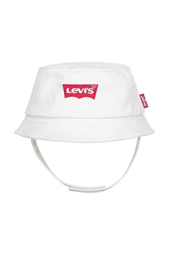

Levi's Детская хлопковая шапка LAN LEVIS BATWING BUCKET CAP, бежевый