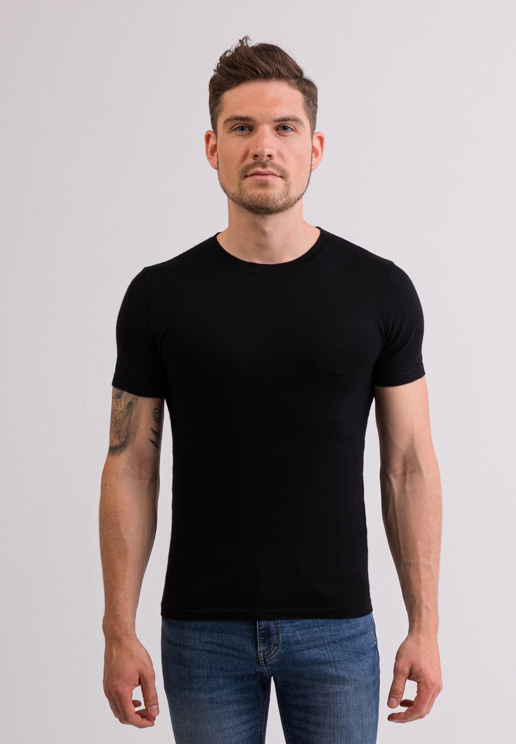 Базовая футболка CASH-MERE, черный
