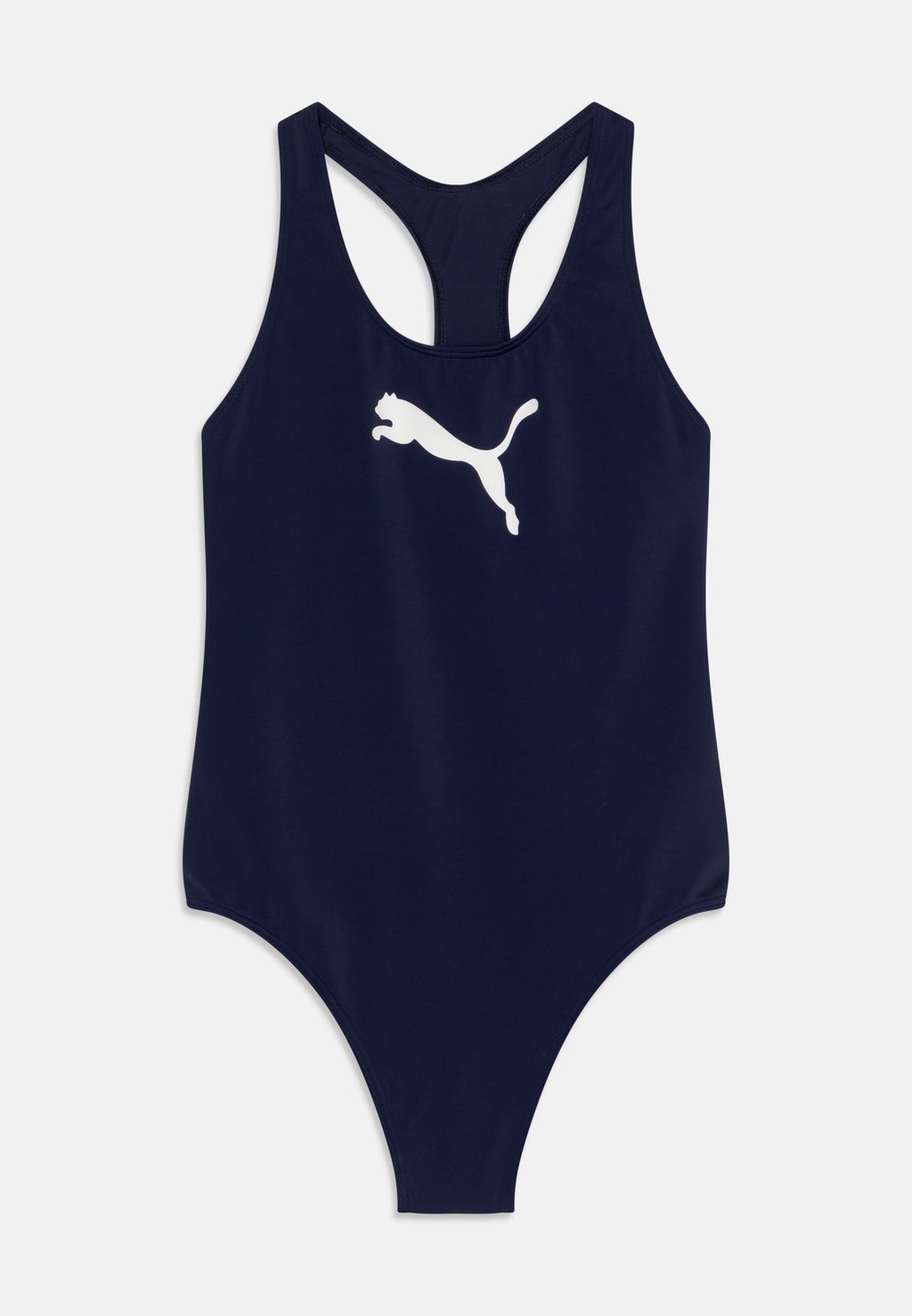 цена Купальник Swim Girls Racerback Swimsuit Puma, цвет navy