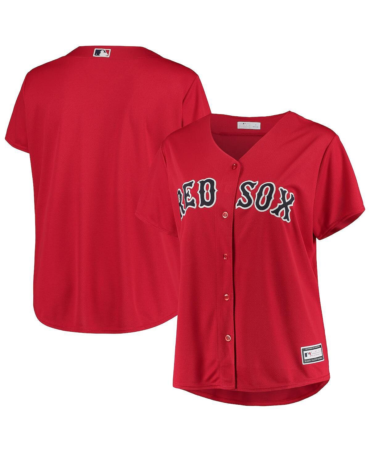

Женское красное джерси Boston Red Sox размера плюс альтернативная реплика команды Profile, красный