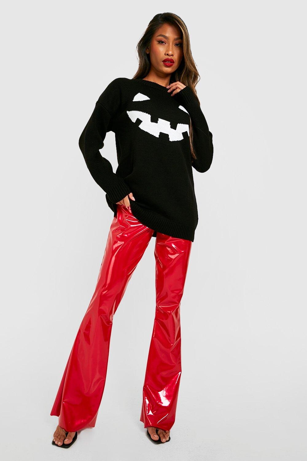 

Свитер с тыквой на хэллоуин Boohoo, черный
