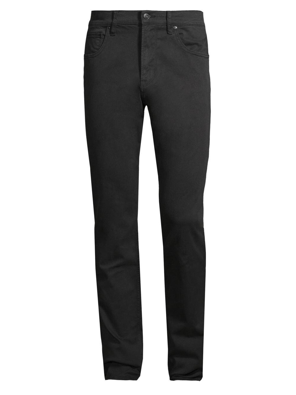 

Узкие прямые брюки из твила Blake Stretch Hudson Jeans, черный