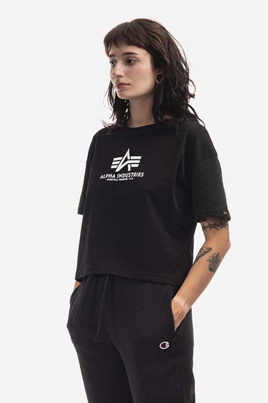 

Базовая футболка из хлопка Alpha Industries, белый