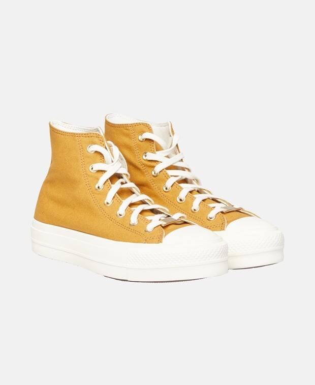 

Кроссовки на платформе Converse, коричневый