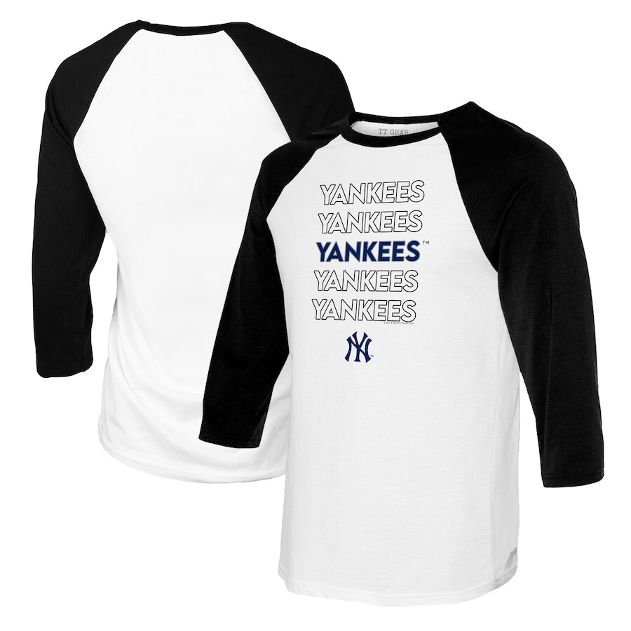 

Футболка с длинным рукавом Tiny Turnip New York Yankees, белый