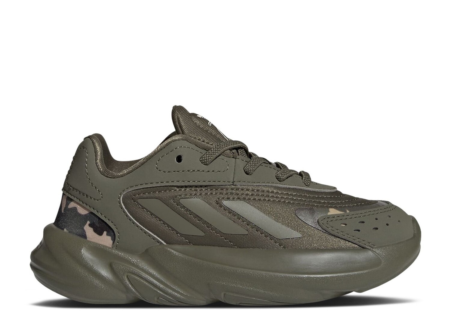 

Кроссовки adidas Ozelia Little Kid 'Olive Strata Camo', зеленый