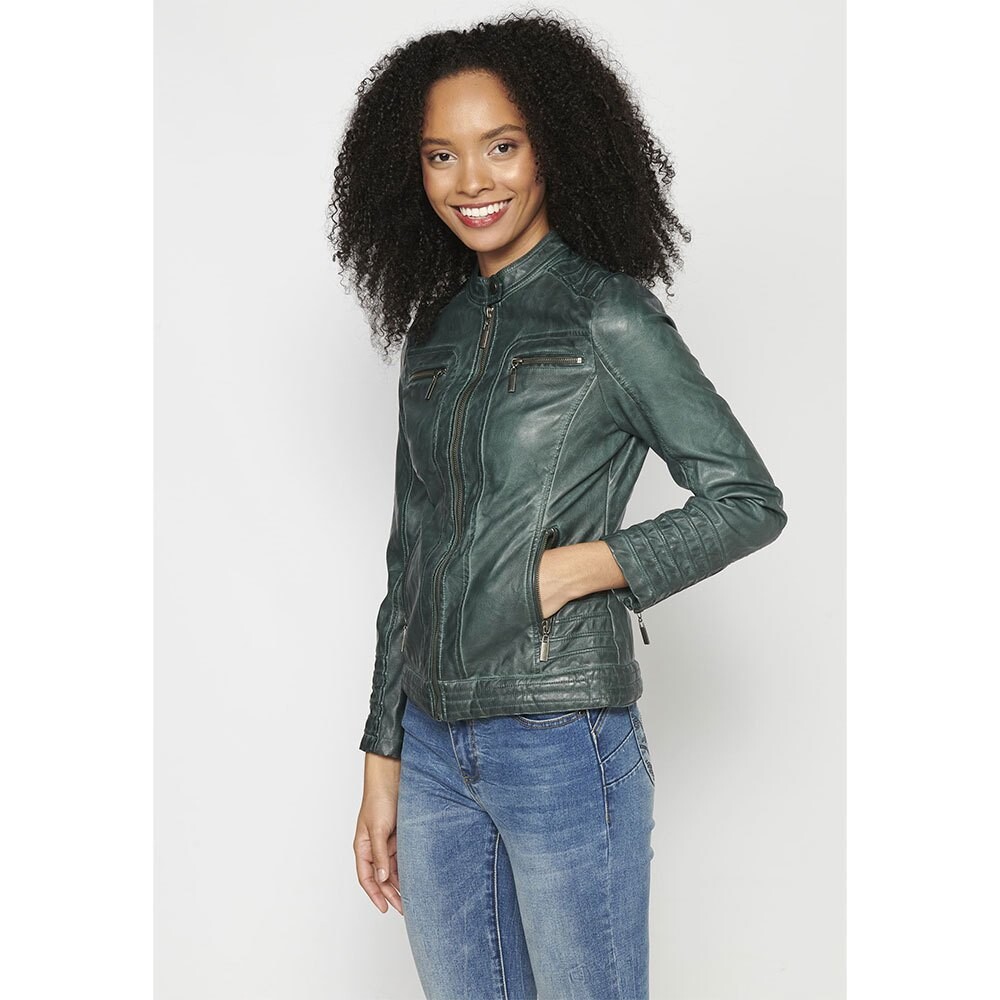

Куртка Koroshi 2312JA08 Leather, синий