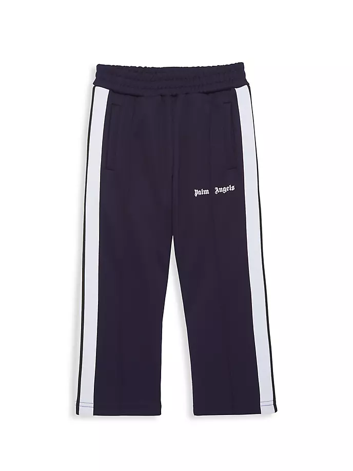 

Спортивные брюки с логотипом Little Boy's & Boy's Palm Angels, белый