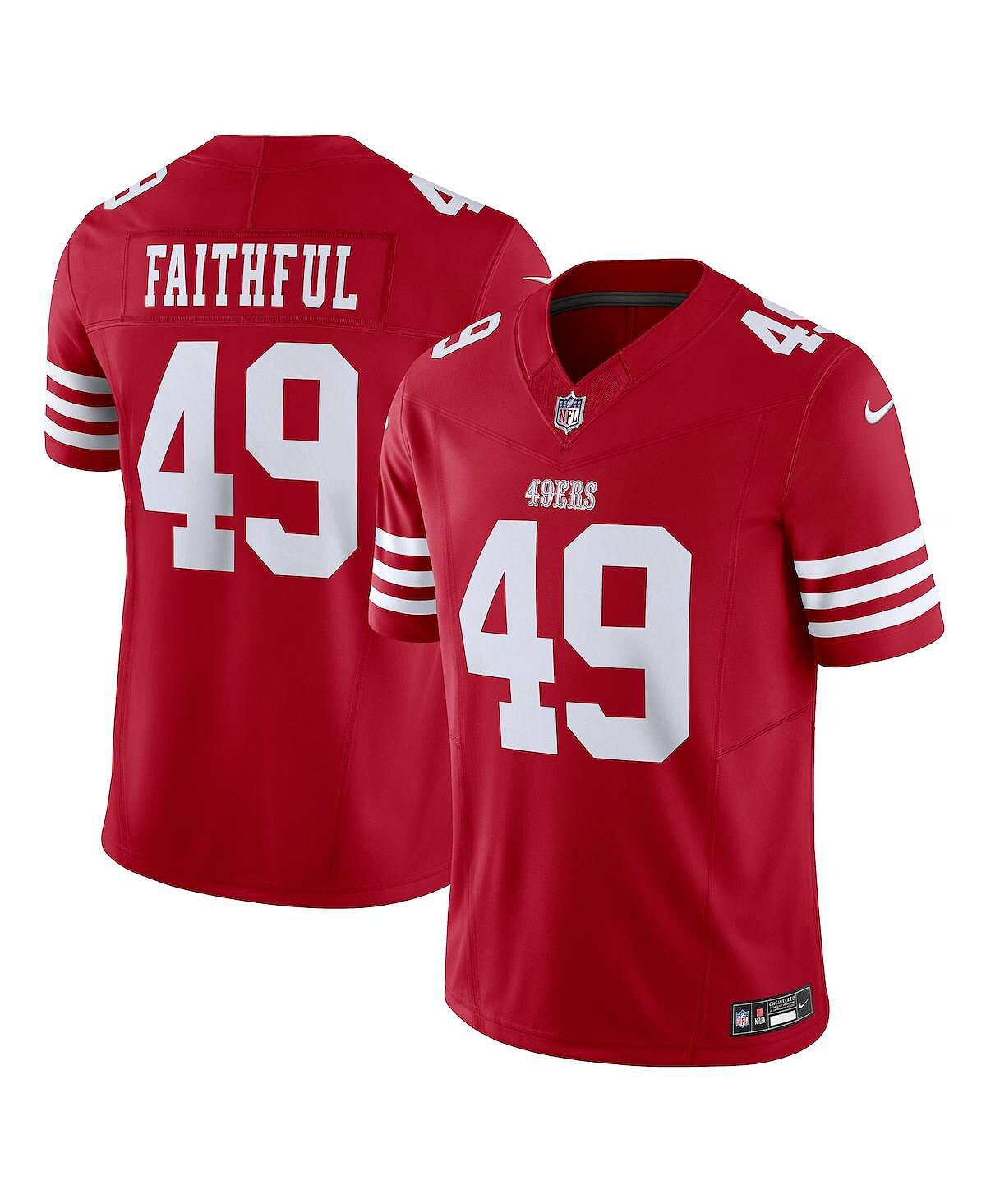 

Мужские кроссовки The Faithful Scarlet San Francisco 49ers Vapor F.U.S.E. Ограниченный Джерси Nike