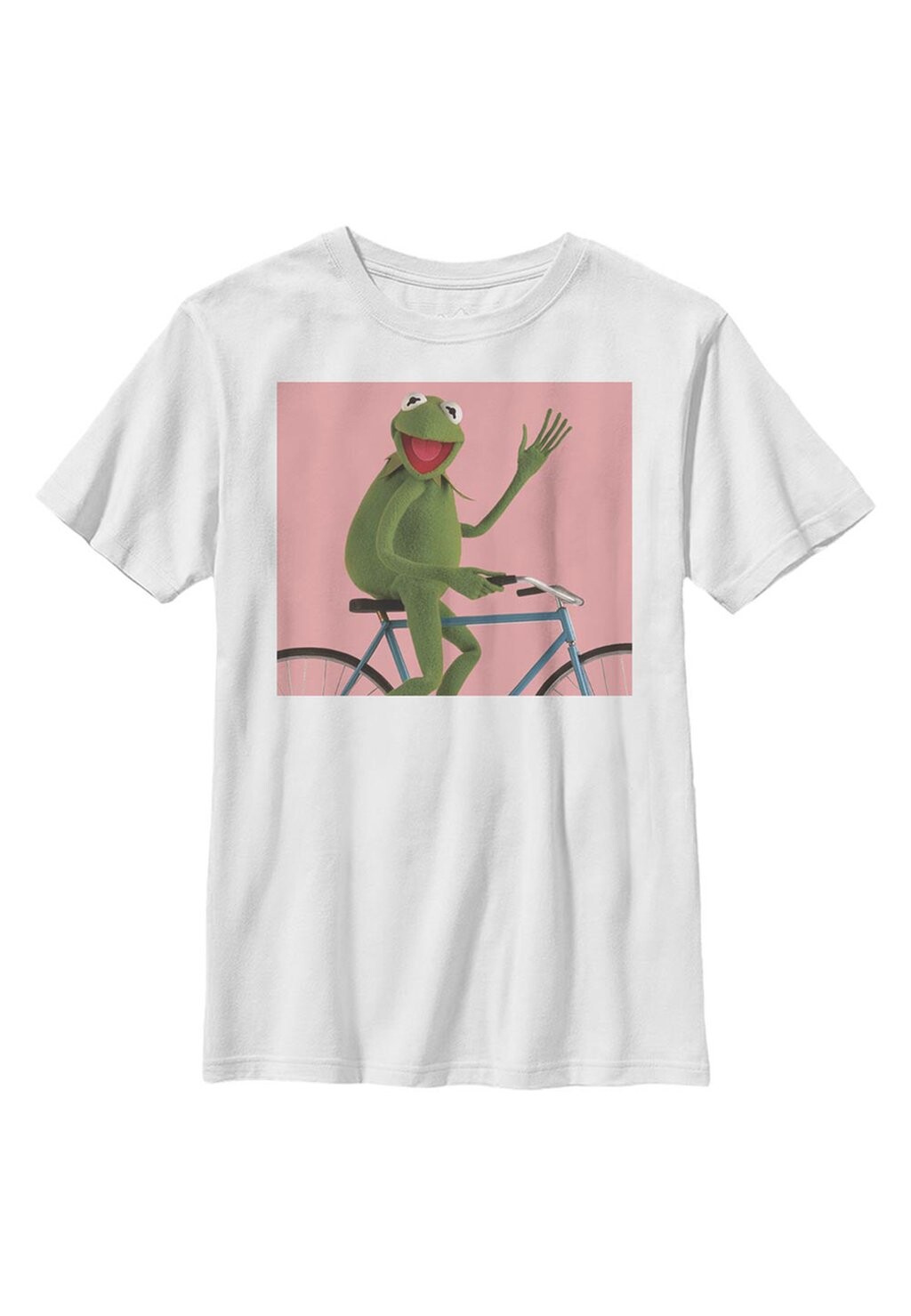 

Футболка с принтом Muppets Biking Kermit Disney, белый