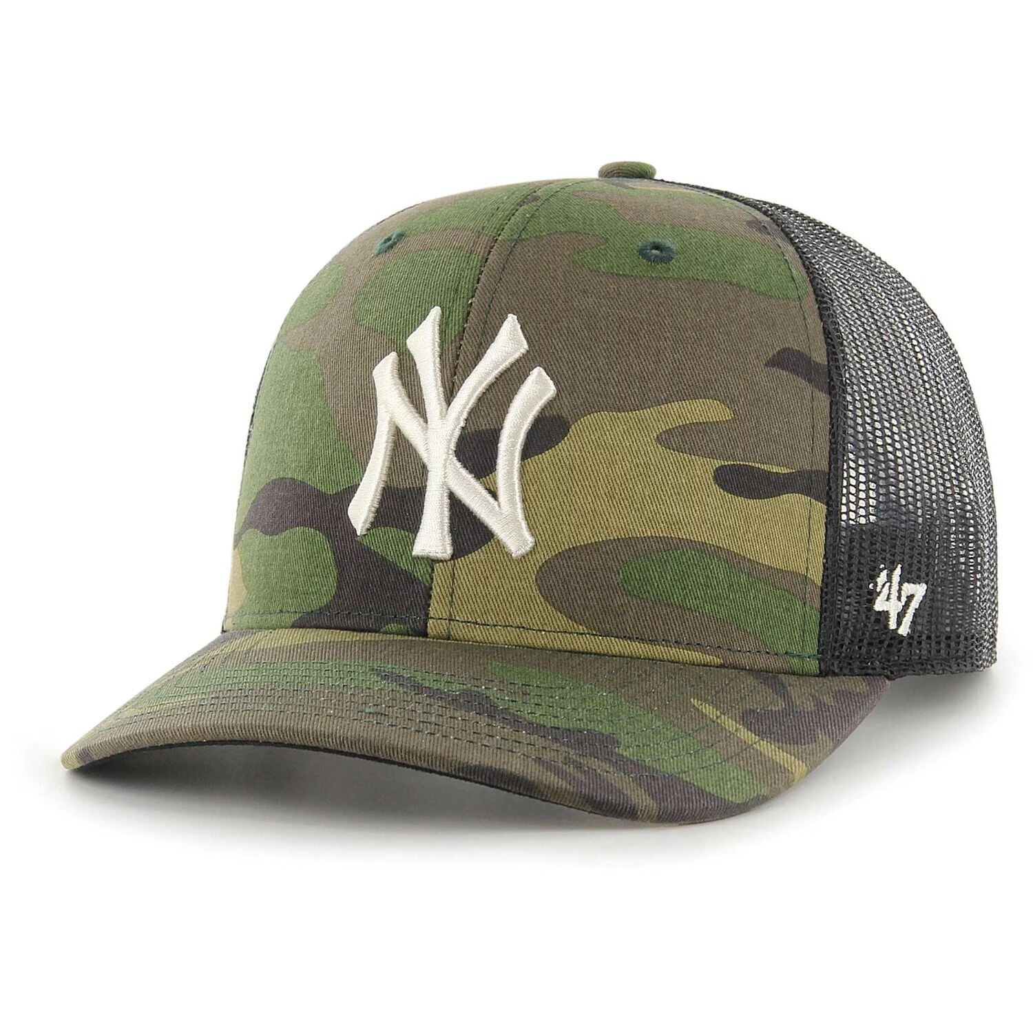 

Мужская камуфляжная кепка New York Yankees Trucker Snapback '47