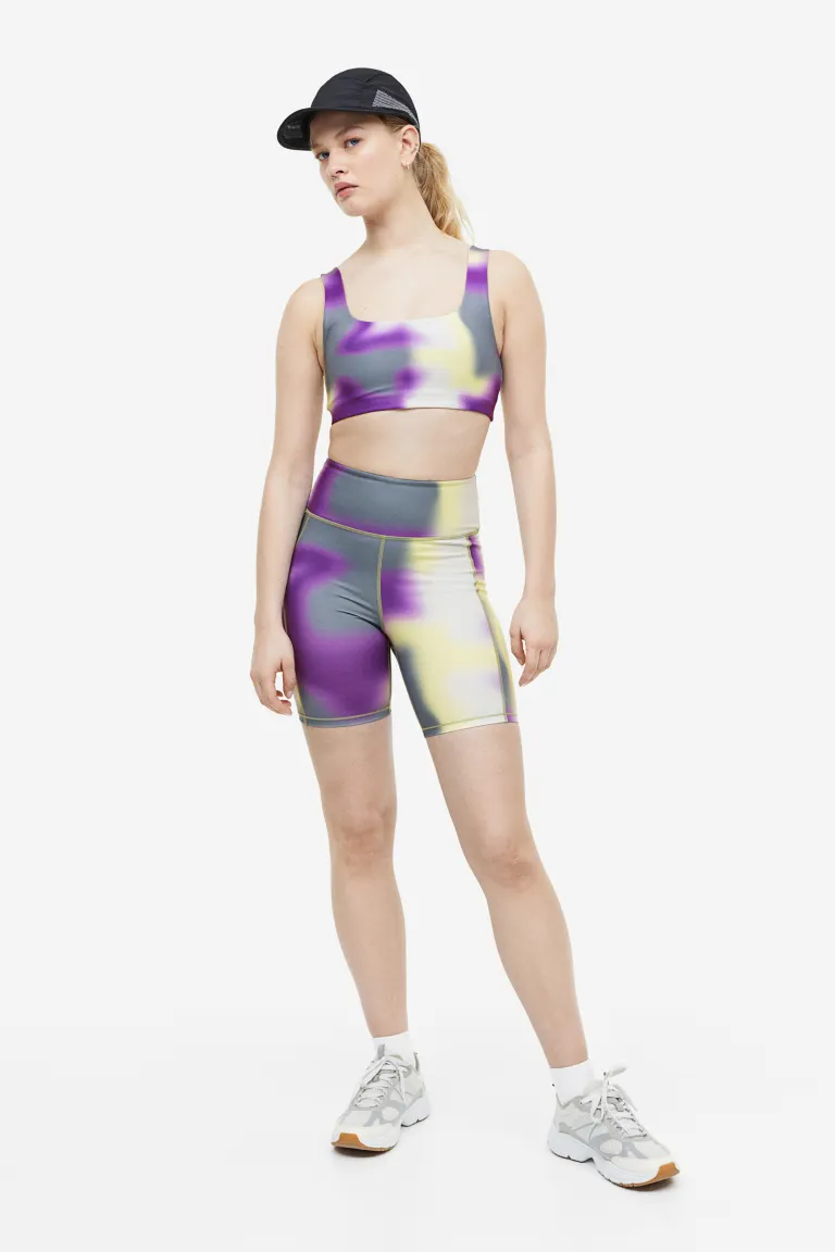 

Спортивные шорты drymove с карманом H&M, фиолетовый