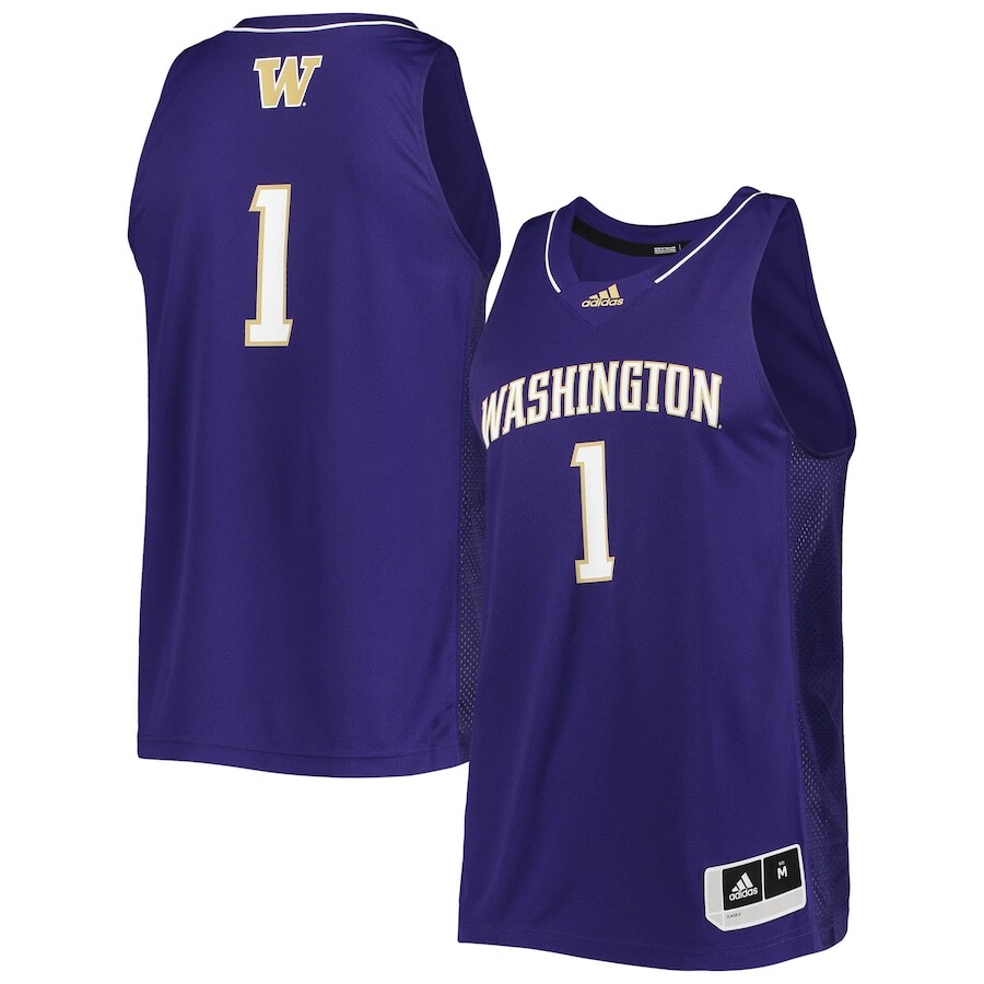 

Джерси adidas Washington Huskies, фиолетовый