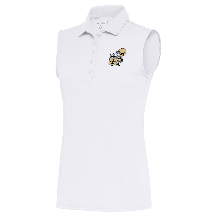 

Поло без рукавов Antigua New Orleans Saints, белый
