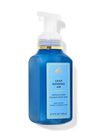 Нежное пенящееся мыло для рук Crisp Morning Air, 8.75 fl oz / 259 mL, Bath and Body Works саше сочная груша 10гр