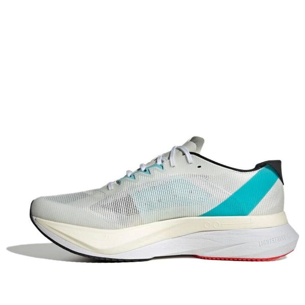 Кроссовки Adidas Adizero Boston 12 Running Shoes 'White Light Aqua', белый кроссовки adidas adizero boston 12 running shoes flash aqua cloud white синий