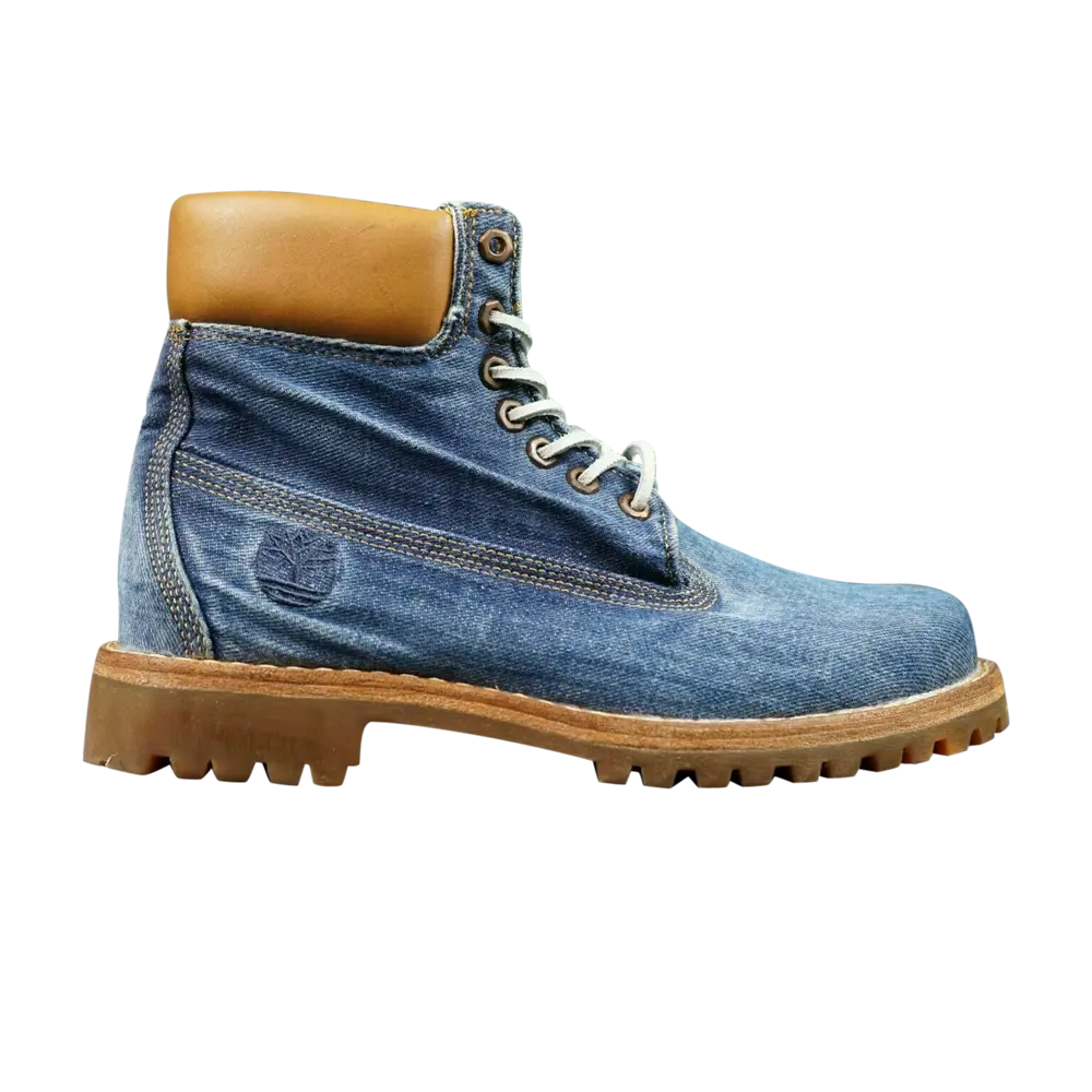 

Ботинки из белого дуба x 6 дюймов Timberland, синий