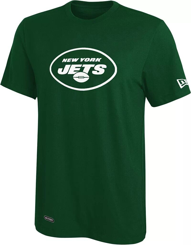 

Зеленая футболка с логотипом New Era для мужчин New York Jets