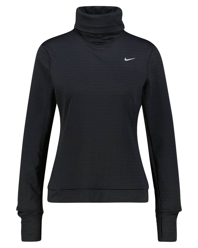 цена Беговая рубашка с водолазкой therma-fit Swift Nike, черный