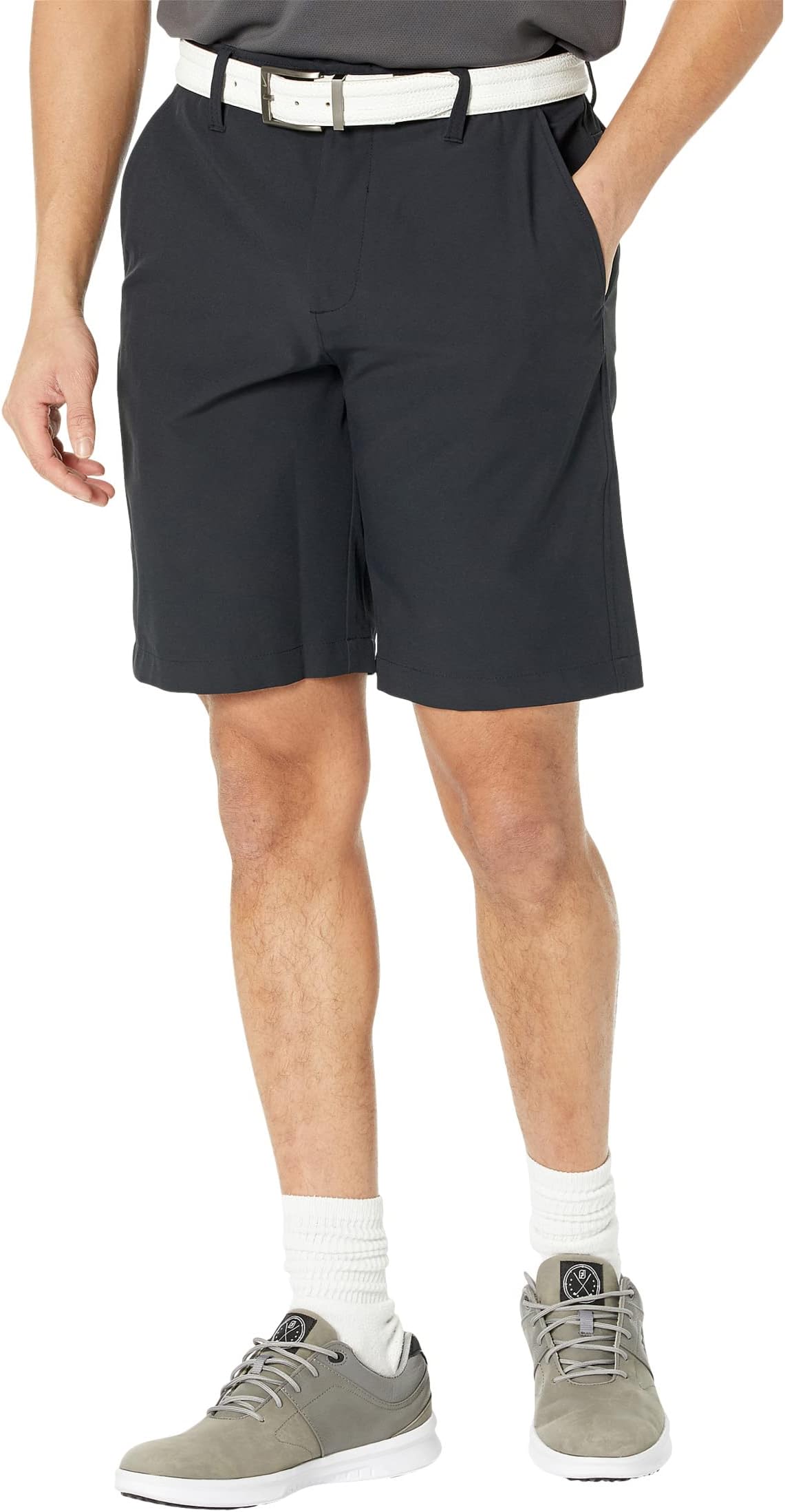 Драйв-шорты Under Armour Golf, цвет Black/Halo Gray брюки для вождения under armour golf цвет black halo gray