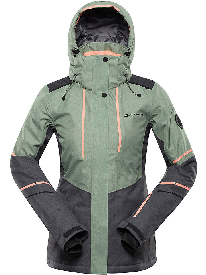 Лыжная куртка Alpine Pro Zariba, цвет Grün/Anthrazit