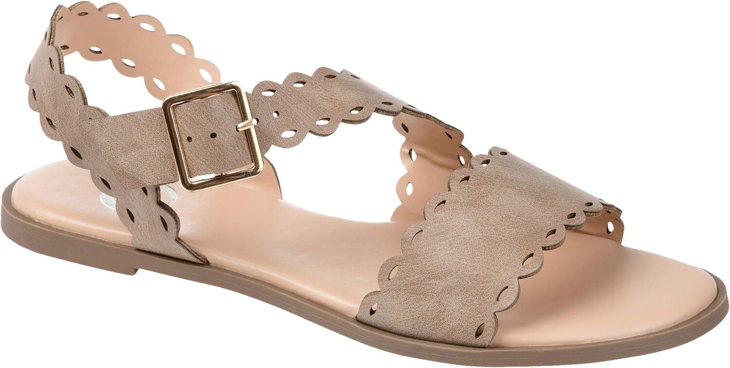 

Сандалии на плоской подошве Comfort Foam Aubrinn Sandal Journee Collection, серо-коричневый