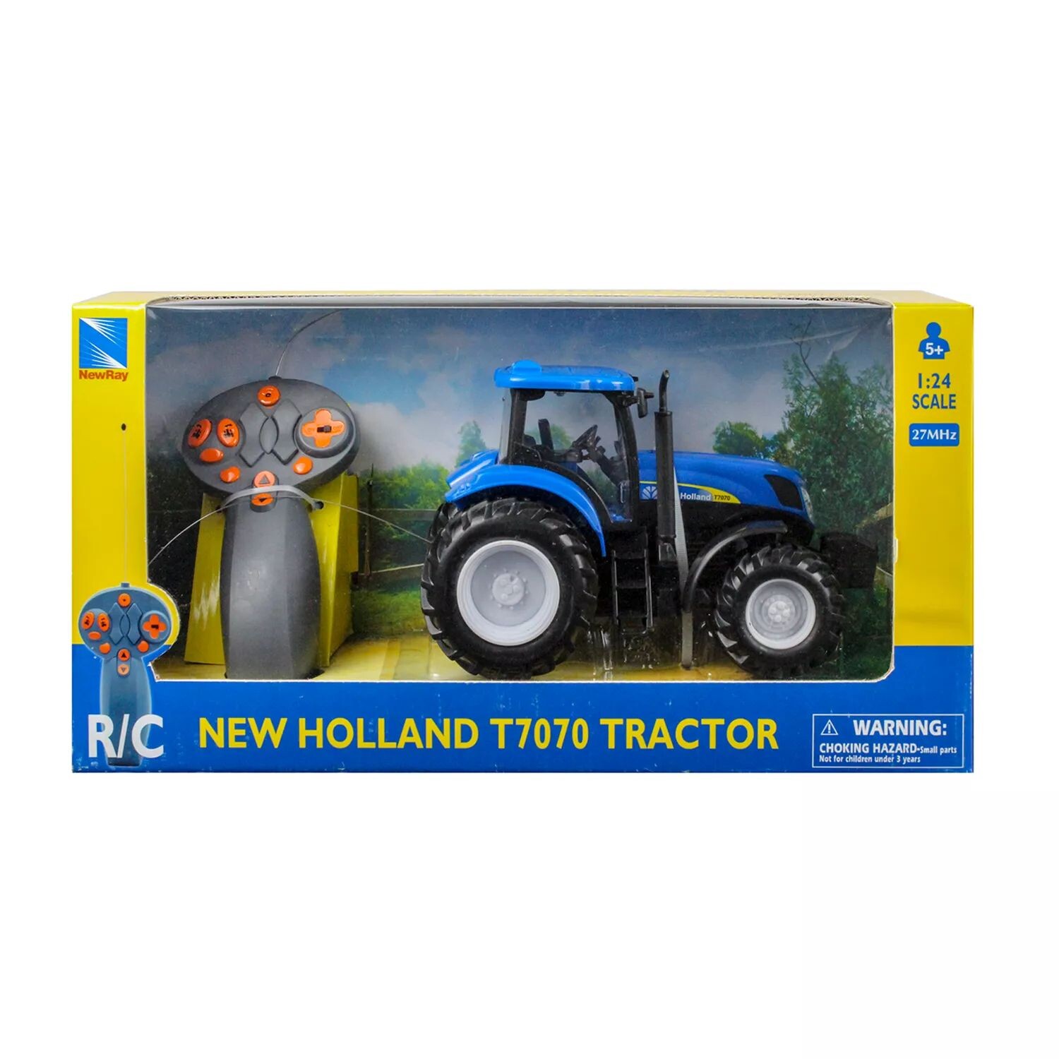 

Новый пульт дистанционного управления Ray в масштабе 1:24 New Holland T7.315 Сельскохозяйственный трактор New Ray