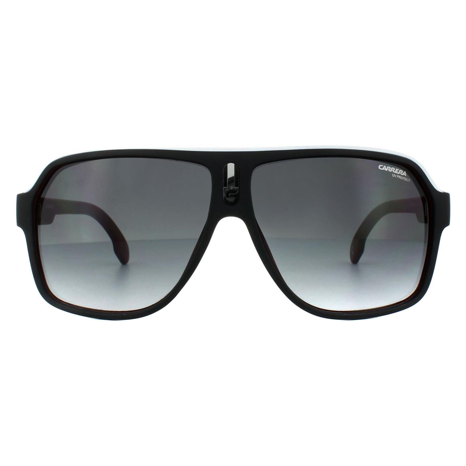 Черные, белые, красные, темно-серые солнцезащитные очки-авиаторы с градиентом Carrera, черный солнцезащитные очки авиаторы синие красные белые темно серые с градиентом carrera синий