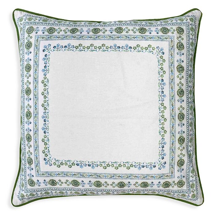 

Зеленая декоративная подушка Juliska Seville, 22 x 22 дюйма, зеленый