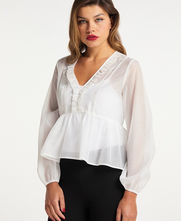 

Блузка Faina, цвет Wool White