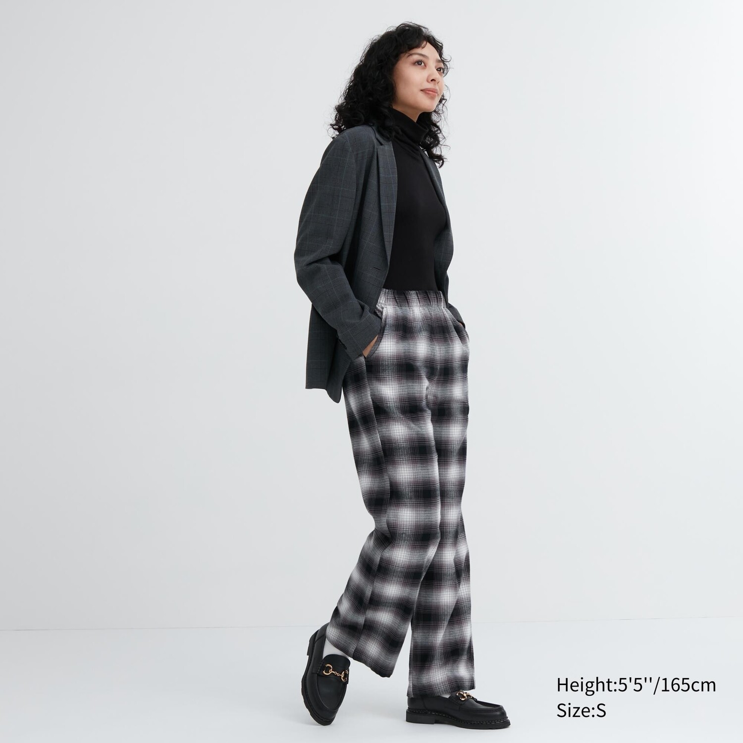 

Брюки UNIQLO фланелевые, серый