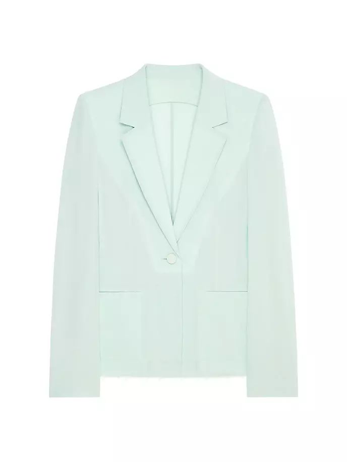 

Узкая шелковая куртка Givenchy, цвет mint green