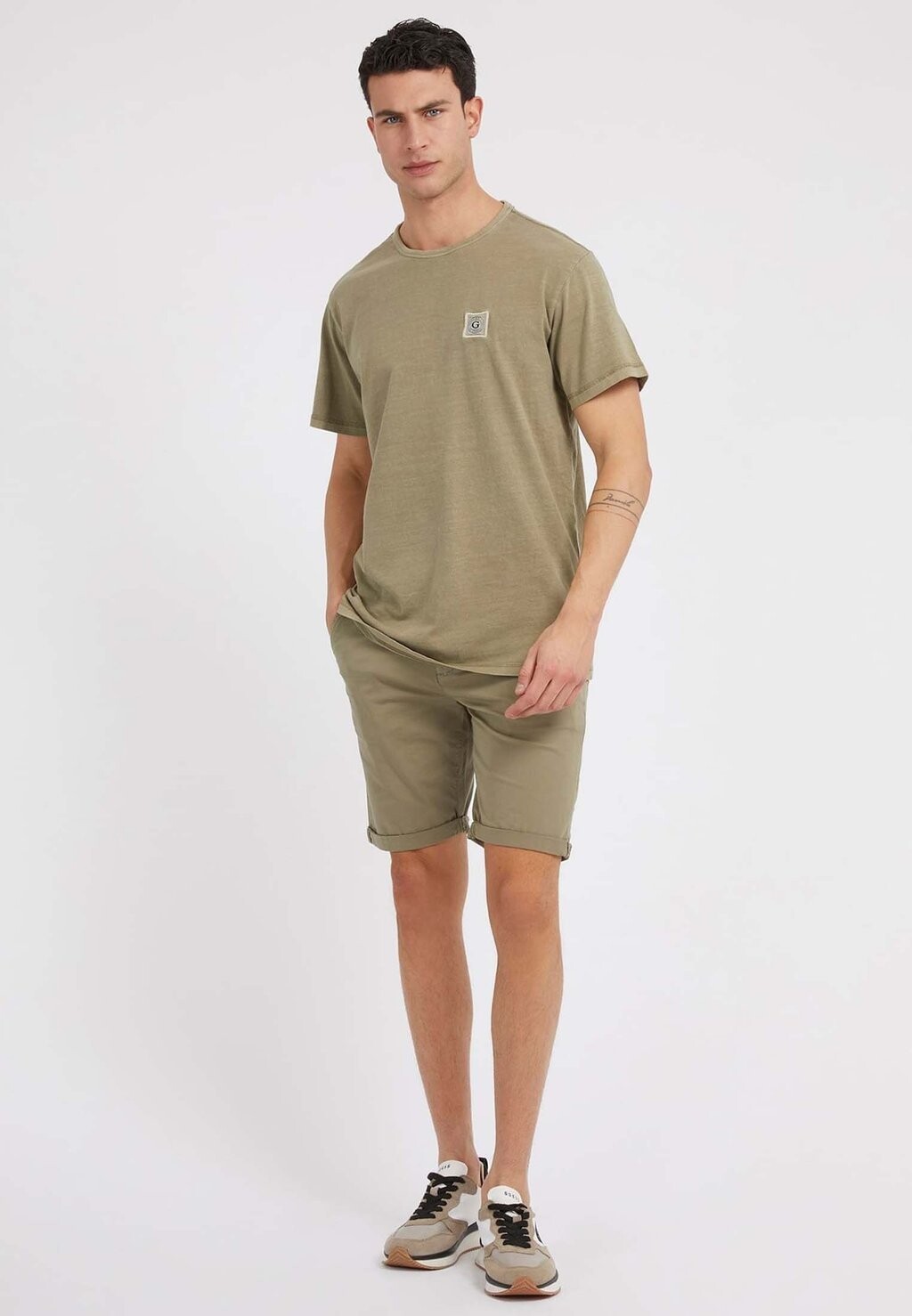 

Футболка базовая MIT KLEINEM PATCH Guess, зеленая, Зеленый