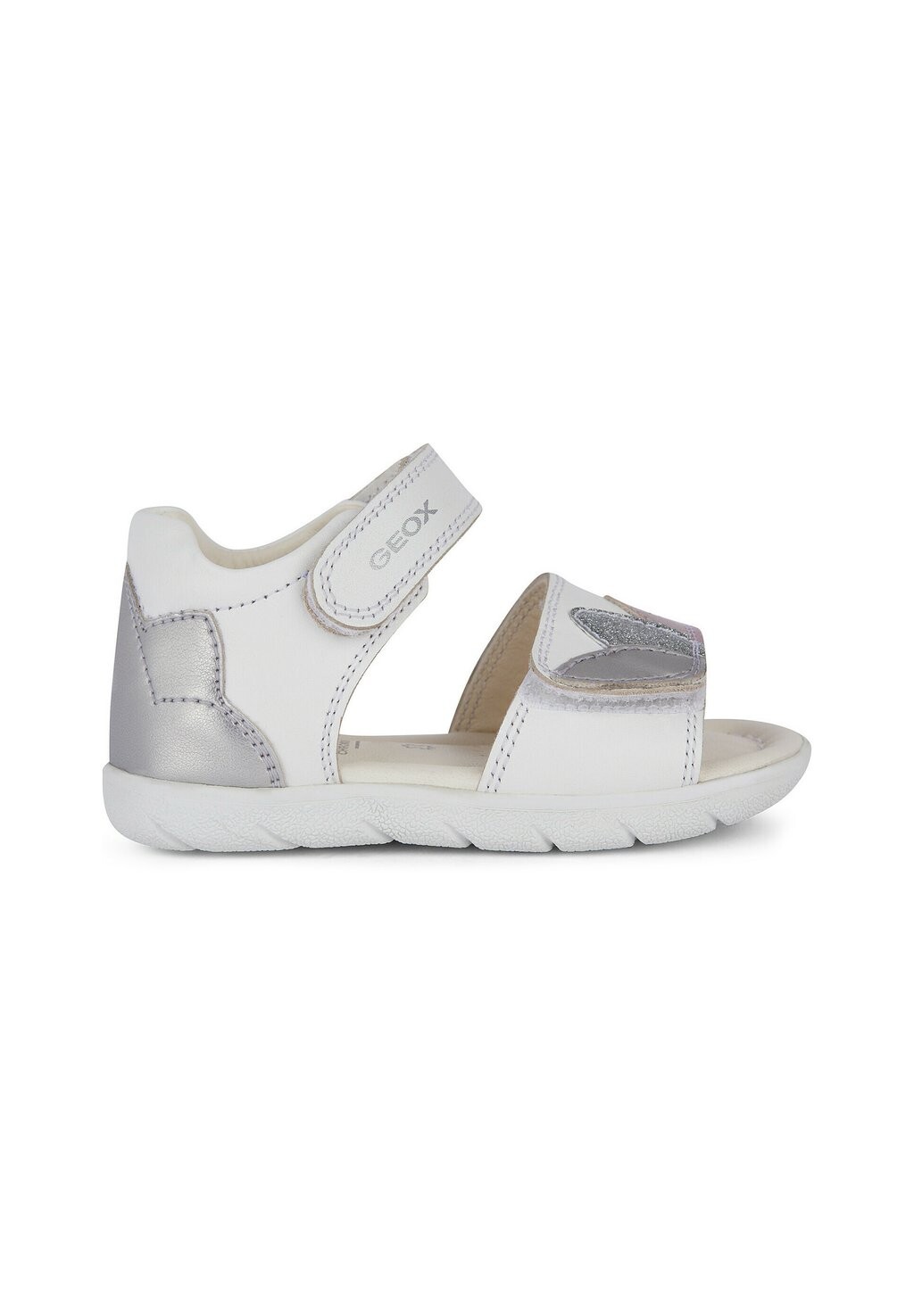 

Сандалии Geox, цвет white silver