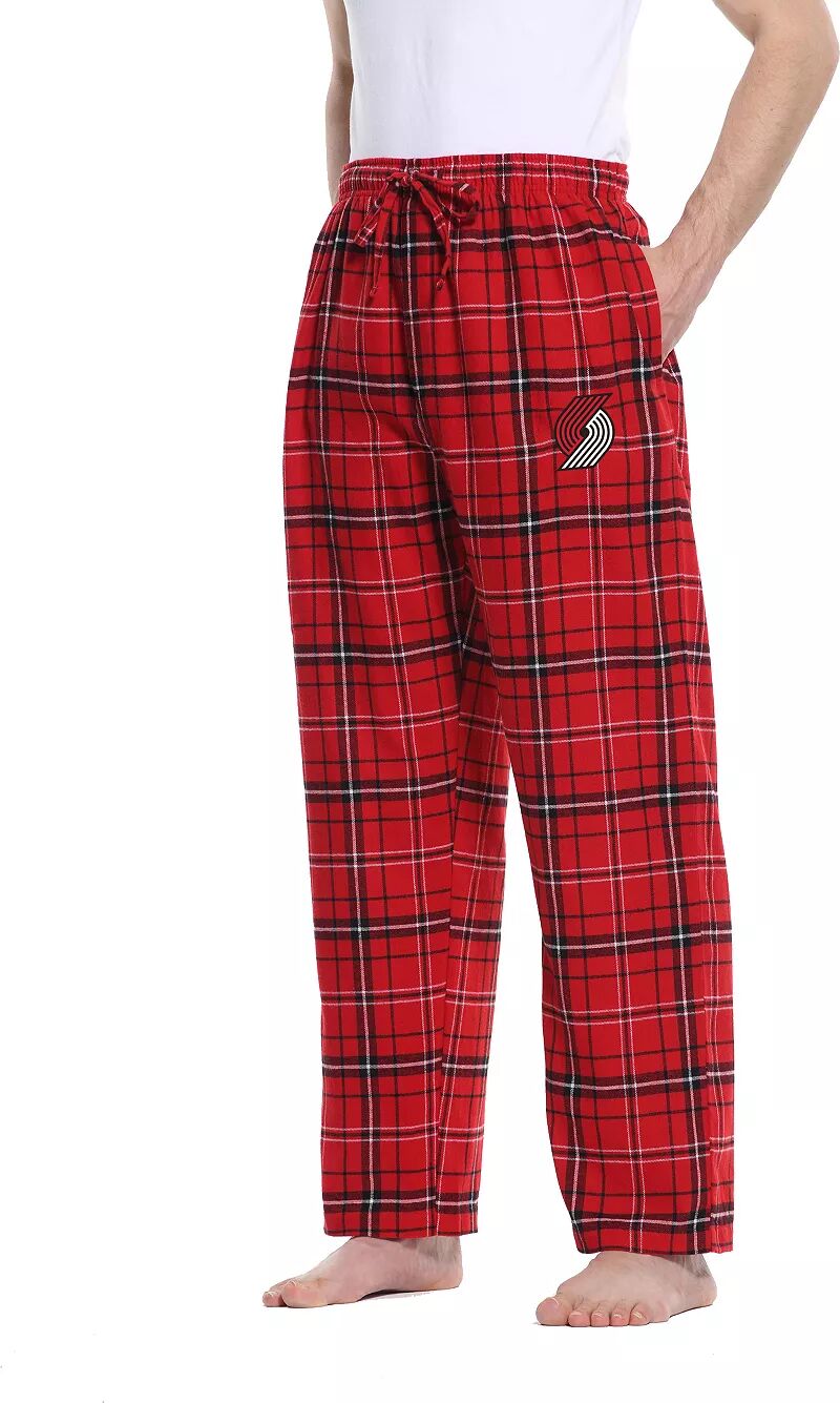 Мужские фланелевые пижамные брюки в клетку Concepts Sport Portland Trail Blazers