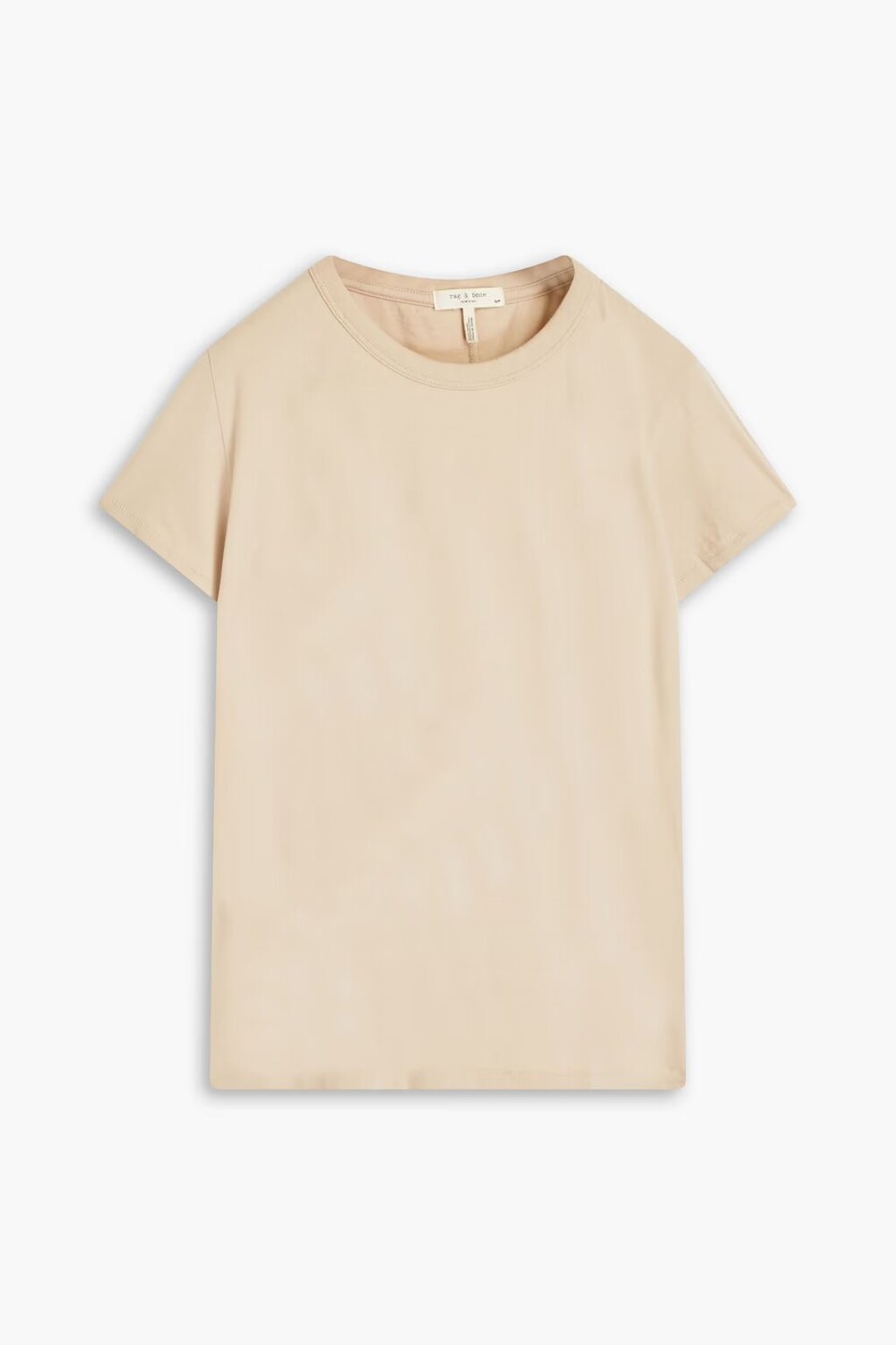 

Футболка из хлопкового джерси Rag & Bone, бежевый