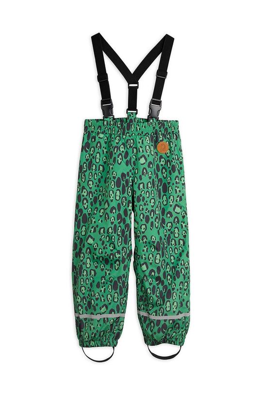 Детские брюки Mini Rodini, зеленый mini rodini джинсовые брюки