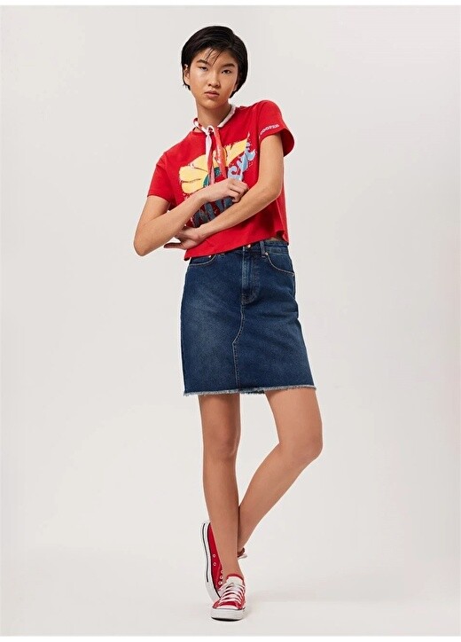

Женская прямая стандартная юбка с высокой талией Lee Cooper