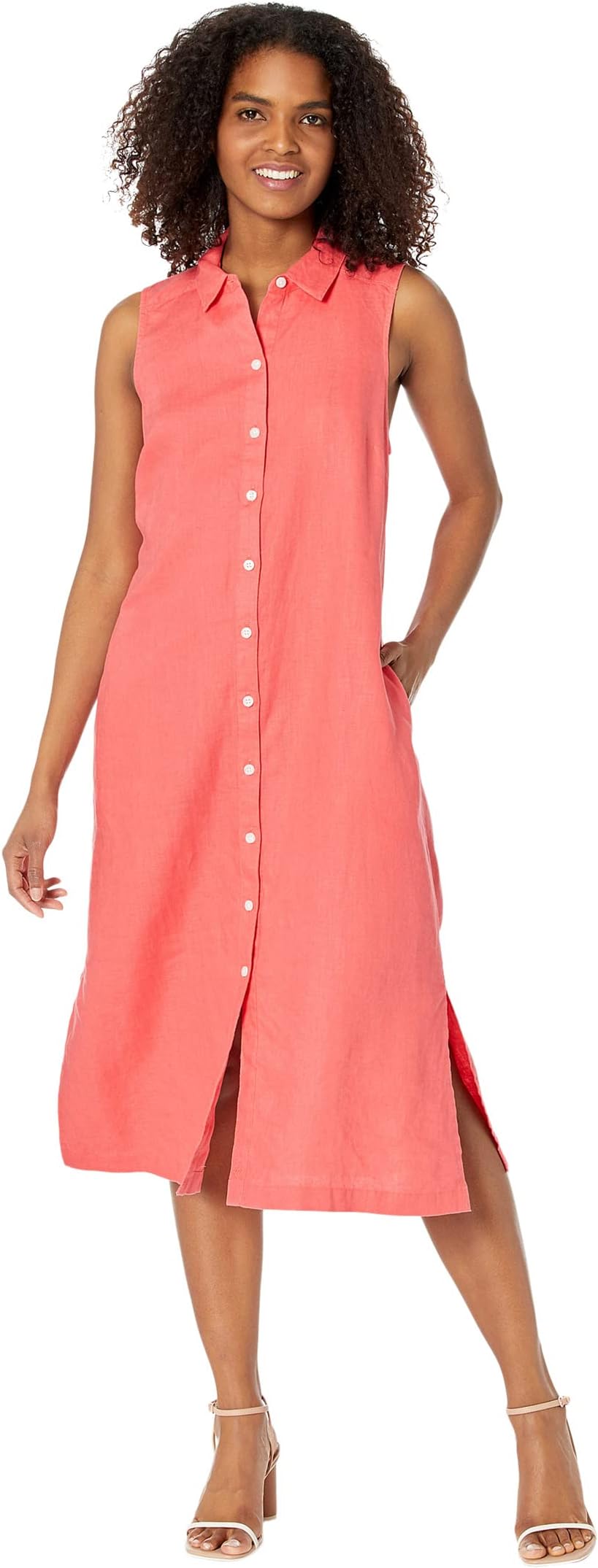Льняное платье-рубашка Two Palms Tommy Bahama, цвет Light Pomodoro