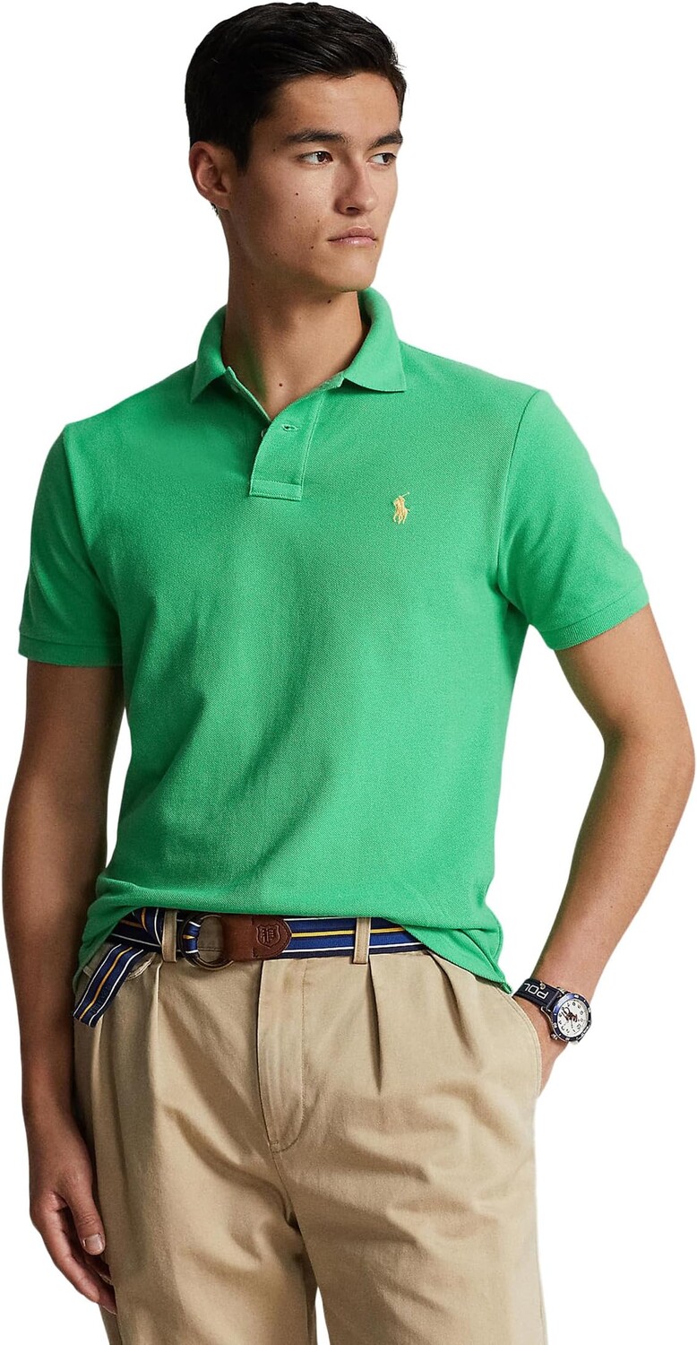 

Поло Polo Ralph Lauren Classic Fit Mesh Polo Shirt, цвет Green 3