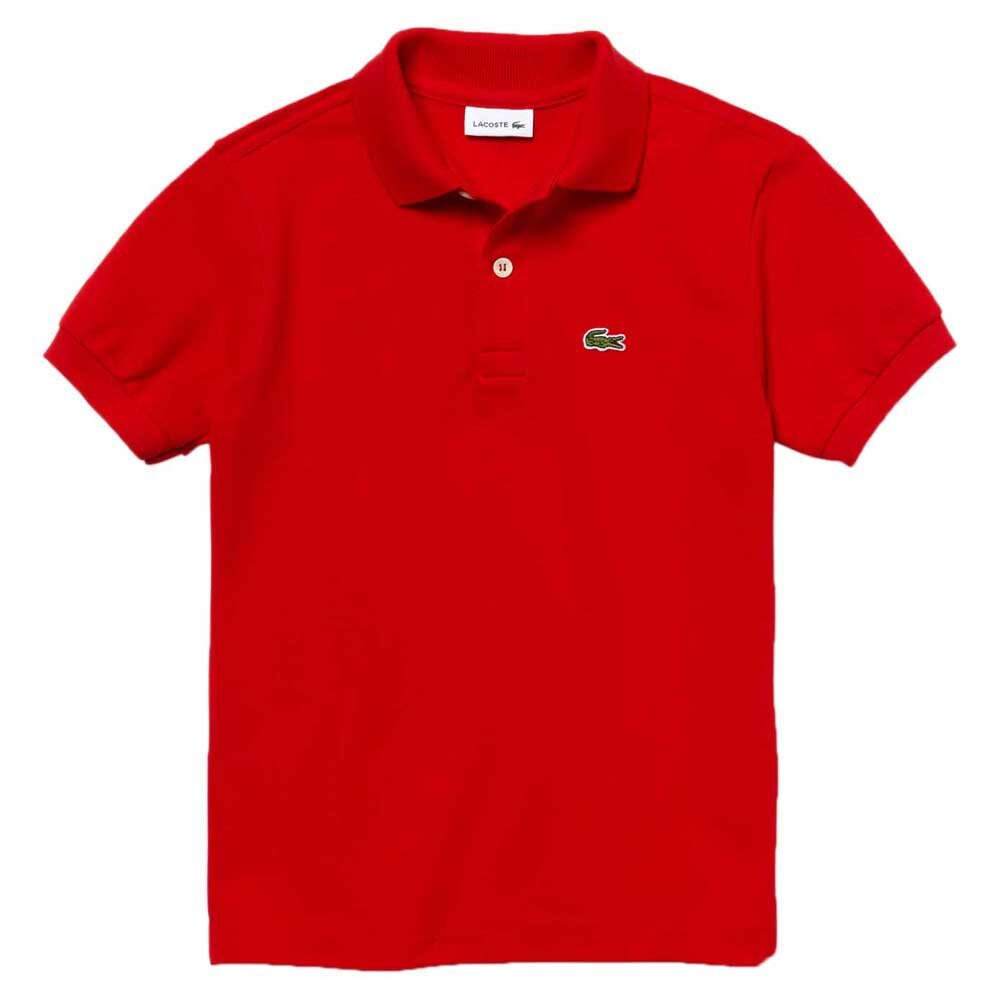 

Поло с коротким рукавом Lacoste Petit Piqué, красный