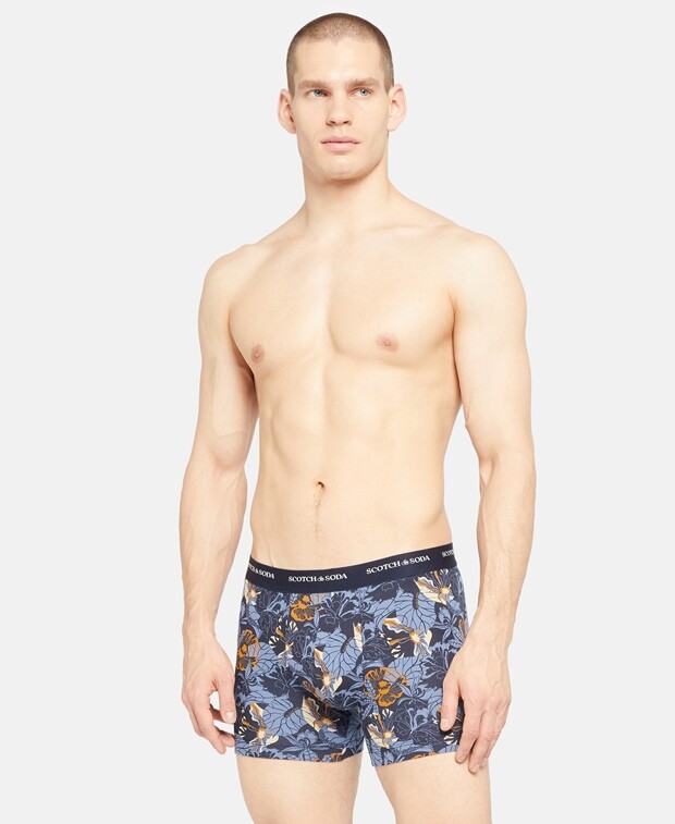 

Боксеры, комплект из 4 шт. Scotch & Soda, синий