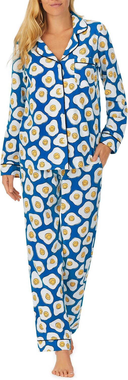 

Zappos Print Lab: классический пижамный комплект с длинными рукавами Sunny Side Up Bedhead PJs, цвет Sunny Side Up