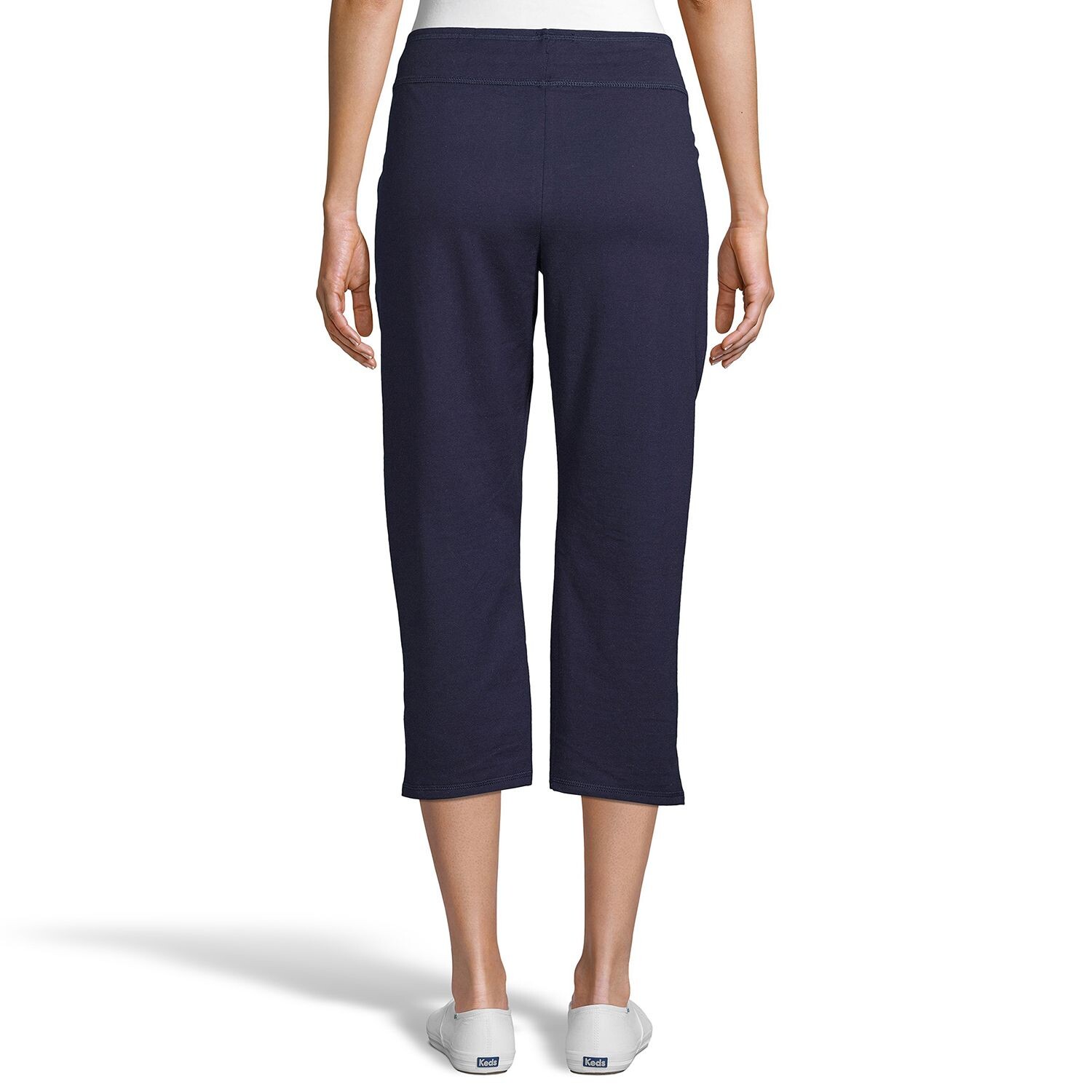

Женские капри Hanes French Terry с карманами Hanes, черный