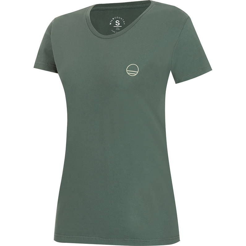 Женская футболка с рисунком Выносливость Wild Country, зеленый