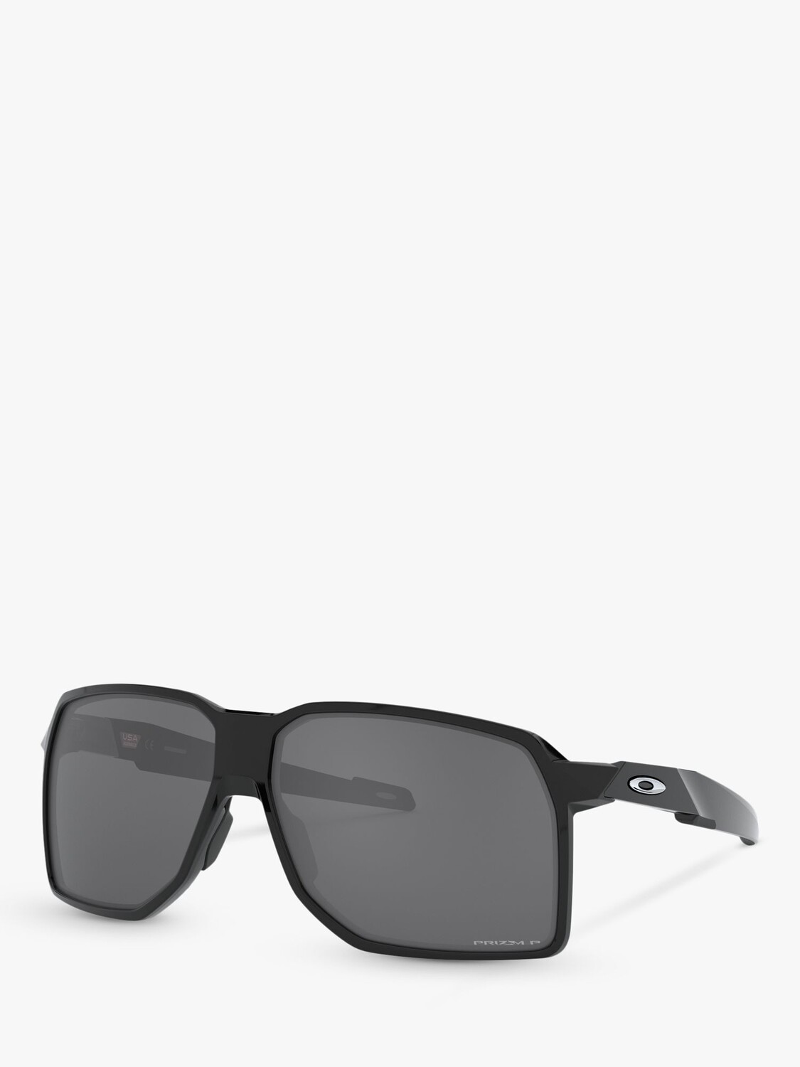 

Мужские поляризационные прямоугольные солнцезащитные очки Oakley OO9446 Portal Prizm, полированный черный/серый
